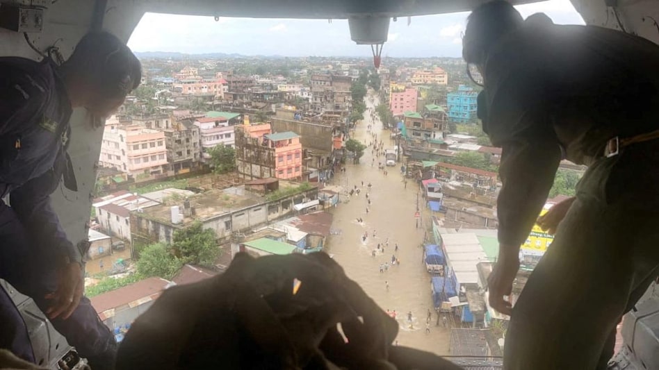 During the past 24 hours in Assam, five more people died as a result of the floods, taking the toll to 72 since the disaster began about three weeks ago. During the past 24 hours in Assam, five more people died as a result of the floods, taking the toll to 72 since the disaster began about three weeks ago.