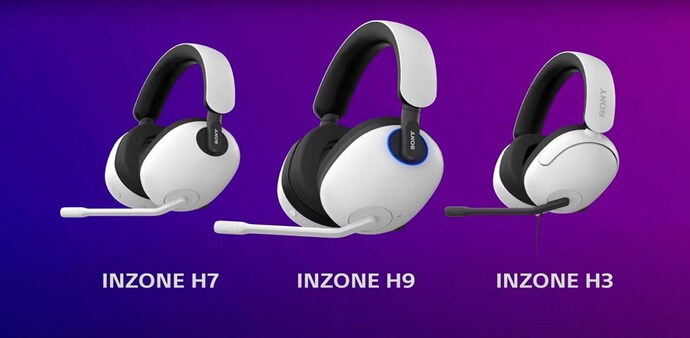 Sony's InZone brand has three headphones and two monitors Sony's InZone brand has three headphones and two monitors