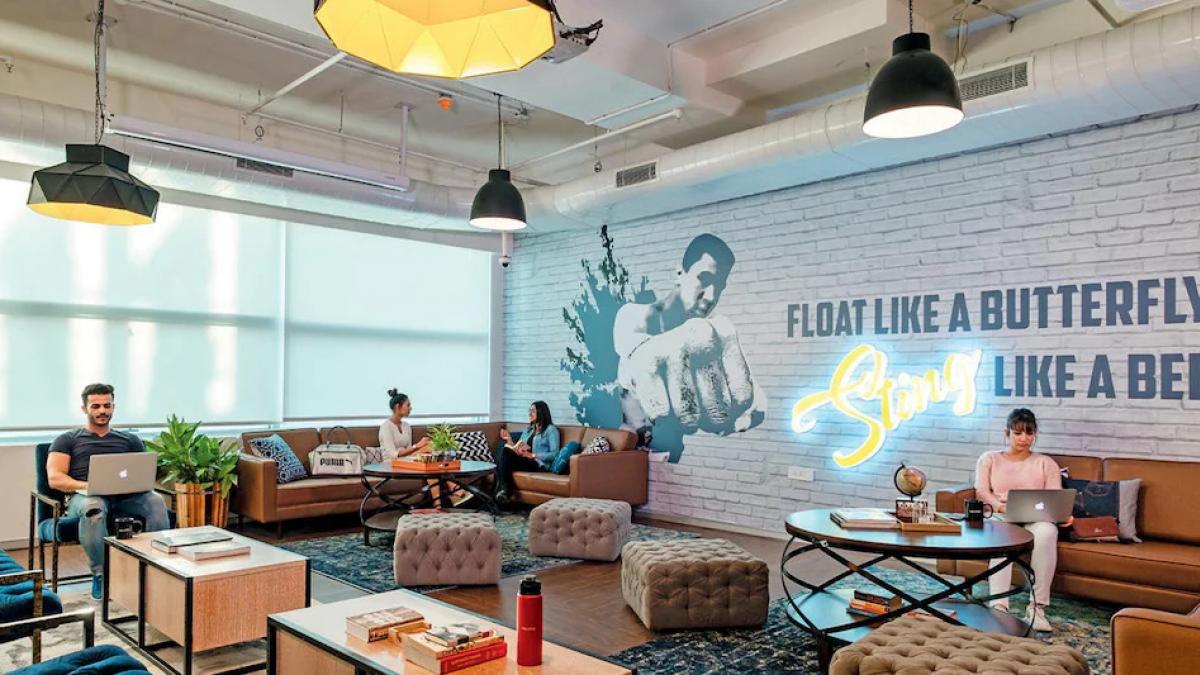 A co-working space in Bengaluru A co-working space in Bengaluru