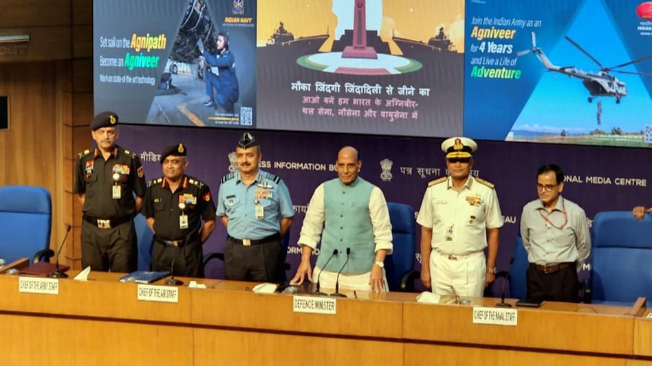 AGNIPATH recruitment scheme announced AGNIPATH recruitment scheme announced