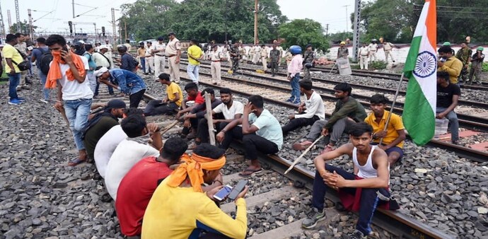 Agnipath protests: One killed, trains torched in several states on Friday Agnipath protests: One killed, trains torched in several states on Friday