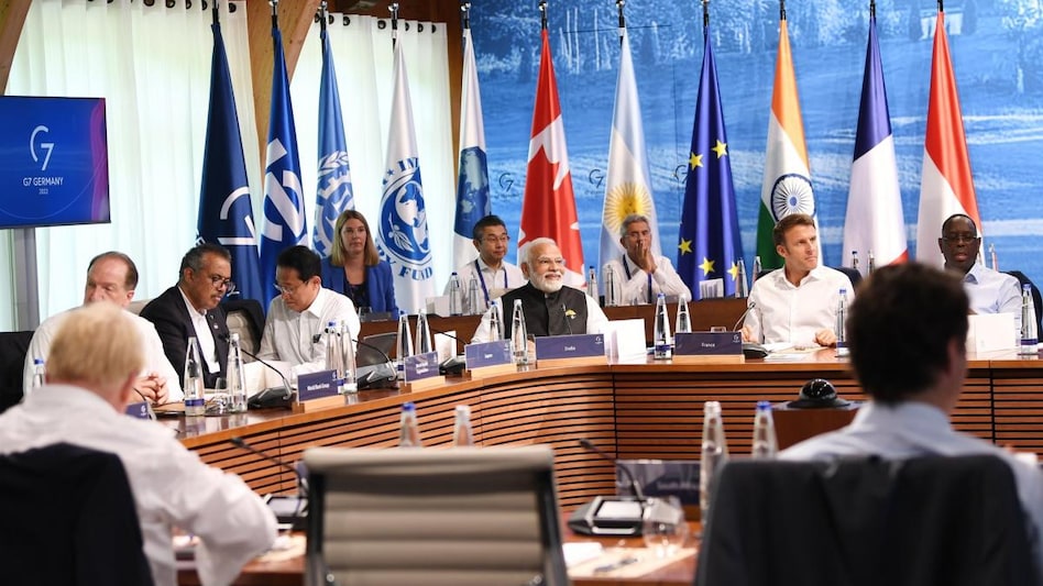 India's dedication to climate evident from its performance: Modi at G7 Summit (Photo: Arindam Bagchi Twitter handle) India's dedication to climate evident from its performance: Modi at G7 Summit (Photo: Arindam Bagchi Twitter handle)