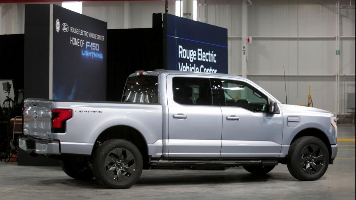 Ford F-150 Lightning electric pickup truck Ford F-150 Lightning electric pickup truck