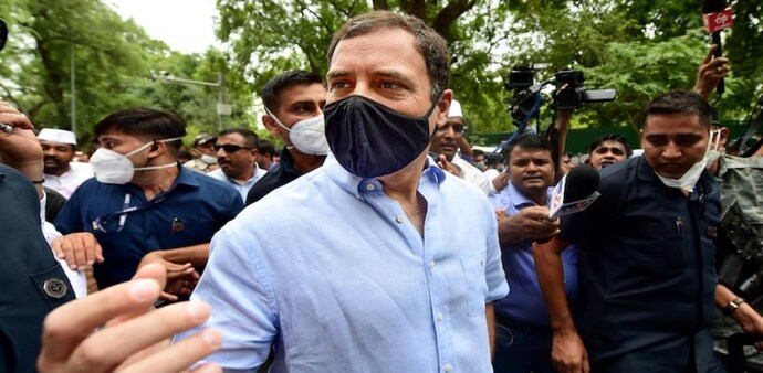 Rahul Gandhi appeared tutored, not satisfied with responses: Sources on Rahul Gandhi's 1st Day Rahul Gandhi appeared tutored, not satisfied with responses: Sources on Rahul Gandhi's 1st Day