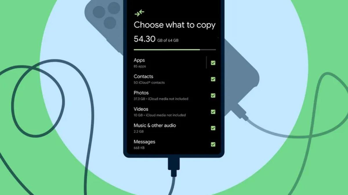 The Switch to Android app will now let you transfer from an iOS device to any Android phone running Android 12 The Switch to Android app will now let you transfer from an iOS device to any Android phone running Android 12