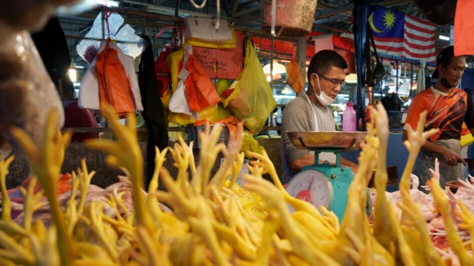 Malaysia's ban comes as countries worldwide grapple with soaring food prices, fueled partly by the Ukraine war. Malaysia's ban comes as countries worldwide grapple with soaring food prices, fueled partly by the Ukraine war.