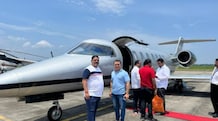 EXCLUSIVE: Cost of high-flying Maharashtra MLAs Later pictures released by Shinde camp MLAs establish a group of Sena MLAs inside a Learjet 45XR.