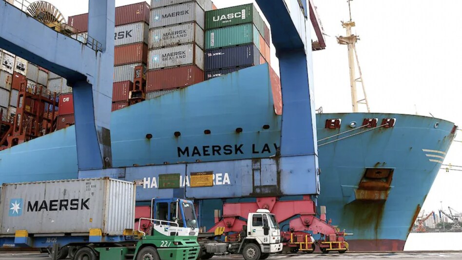 Maersk is viewed as a bellwether for global trade as it transports goods for retailers and consumer companies from Walmart and Nike to Unilever. Maersk is viewed as a bellwether for global trade as it transports goods for retailers and consumer companies from Walmart and Nike to Unilever.