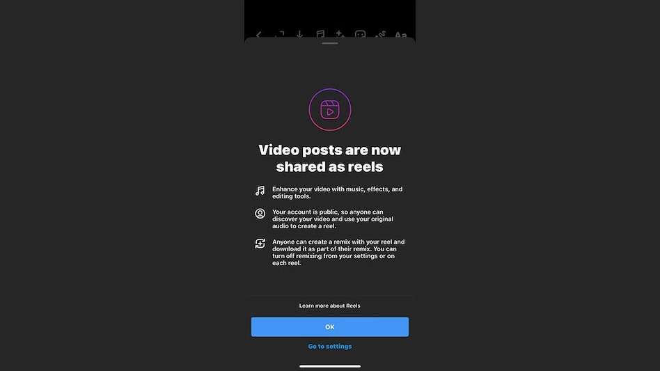 Instagram is going to turn your video posts into Reels Instagram is going to turn your video posts into Reels