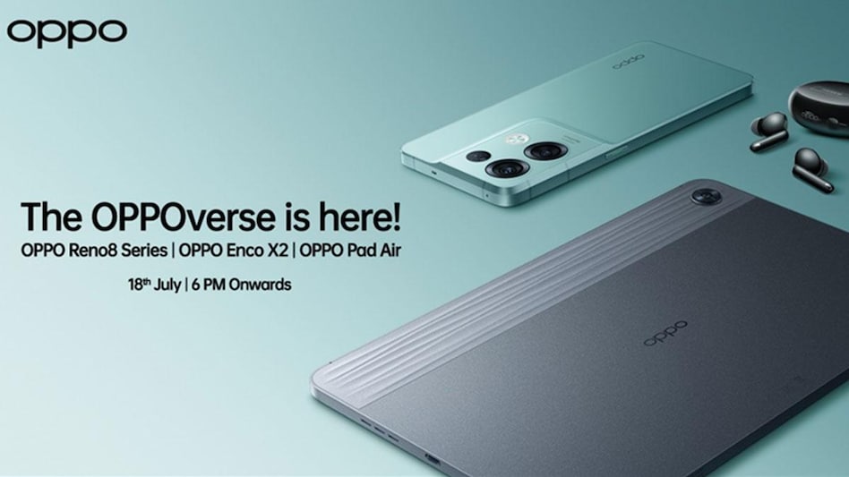 Oppo has a launch event scheduled for 6 PM IST on July 18 and the company is going to unveil a whole range of devices Oppo has a launch event scheduled for 6 PM IST on July 18 and the company is going to unveil a whole range of devices