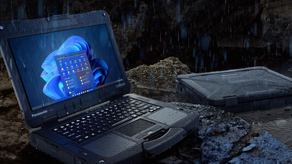 The all-black Toughbook 40 has been built to survive extreme conditions and comes equipped with military-grade security and communication capabilities The all-black Toughbook 40 has been built to survive extreme conditions and comes equipped with military-grade security and communication capabilities