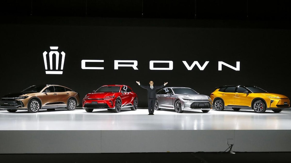 Toyoda called the Crown "the pride of Japan." Company founder Kiichiro Toyoda, his grandfather, came up with the name. Toyoda called the Crown "the pride of Japan." Company founder Kiichiro Toyoda, his grandfather, came up with the name.