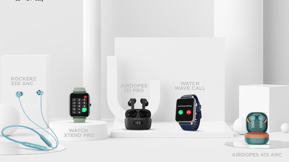 boAt launches six new products including soundbar, earbuds and smartwatches ahead of Amazon Prime day sale boAt launches six new products including soundbar, earbuds and smartwatches ahead of Amazon Prime day sale