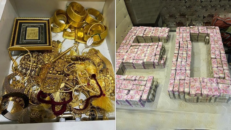 ED finds cash and gold at Arpita Mukherjee's residence ED finds cash and gold at Arpita Mukherjee's residence