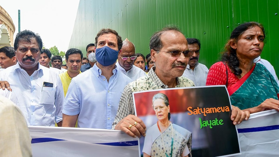 Congress MPs protest Congress MPs protest