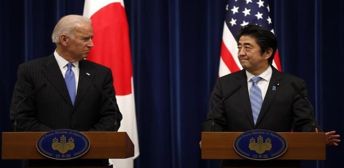 "Stunned, outraged, and deeply saddened" by Abe killing: Biden (Photo: Reuters) "Stunned, outraged, and deeply saddened" by Abe killing: Biden (Photo: Reuters)