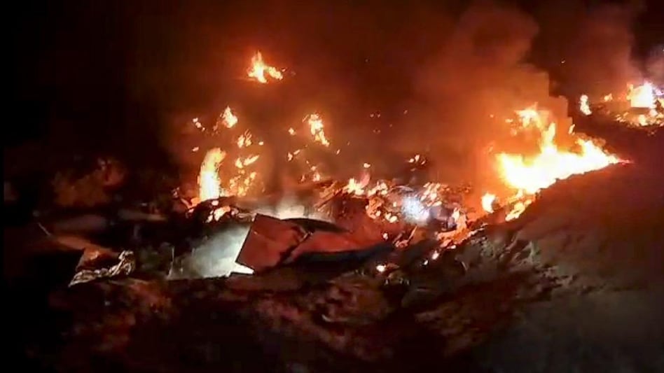 IAF's MiG-21 crash in Rajasthan IAF's MiG-21 crash in Rajasthan