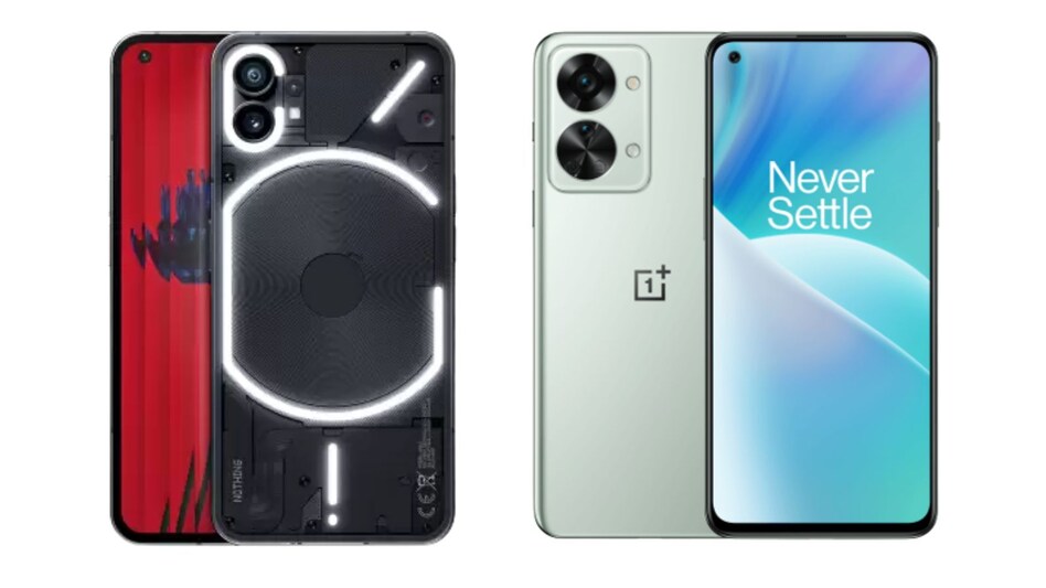 Nothing Phone (1) vs OnePlus Nord 2T: Price in India, specifications compared Nothing Phone (1) vs OnePlus Nord 2T: Price in India, specifications compared