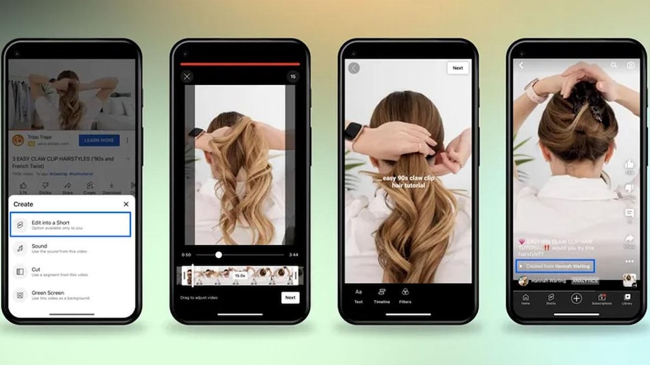 YouTube explained in its announcement that the finished Short will link back to the original full video it has been made from YouTube explained in its announcement that the finished Short will link back to the original full video it has been made from