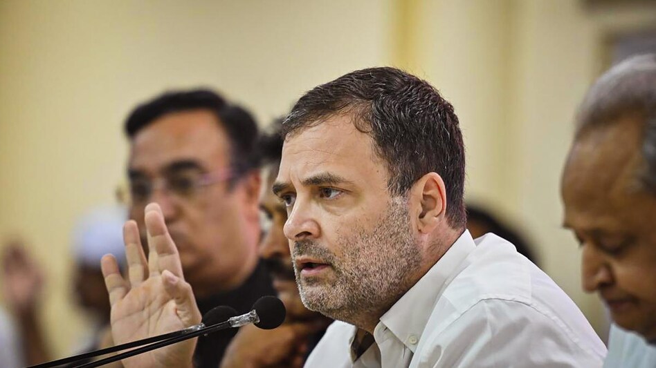Rahul Gandhi addressing media. (Photo: PTI) Rahul Gandhi addressing media. (Photo: PTI)