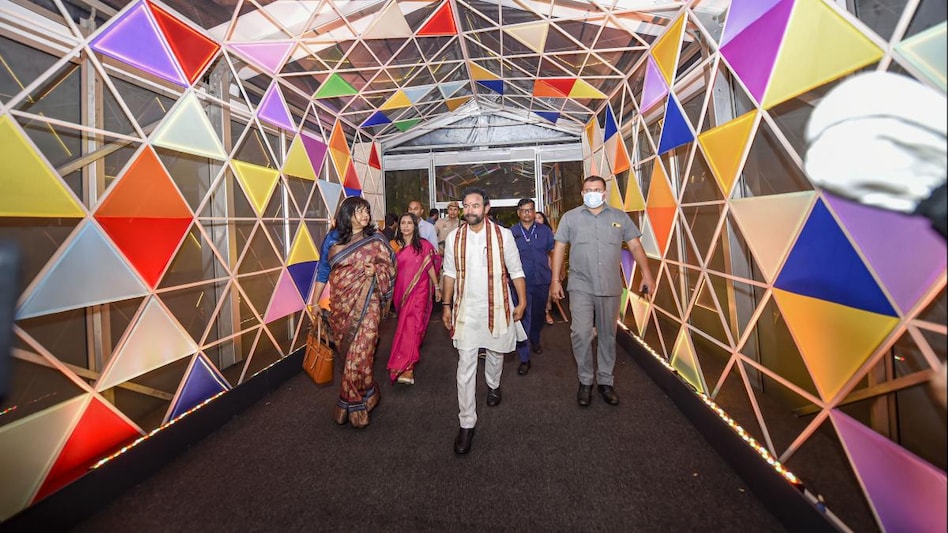 Union Minister of Culture, Tourism and Development of North Eastern Region (DoNER) G.K Reddy during the unveiling of a new digital collection by Google Arts and Culture- ‘India Ki Udaan’ in New Delhi Union Minister of Culture, Tourism and Development of North Eastern Region (DoNER) G.K Reddy during the unveiling of a new digital collection by Google Arts and Culture- ‘India Ki Udaan’ in New Delhi