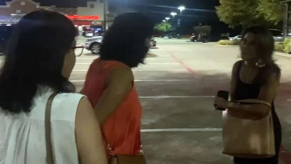 According to the police officers in Texas, the incident took place on Wednesday outside a Plano restaurant, where Upton can be seen yelling at the women and challenging their presence in the US. According to the police officers in Texas, the incident took place on Wednesday outside a Plano restaurant, where Upton can be seen yelling at the women and challenging their presence in the US.