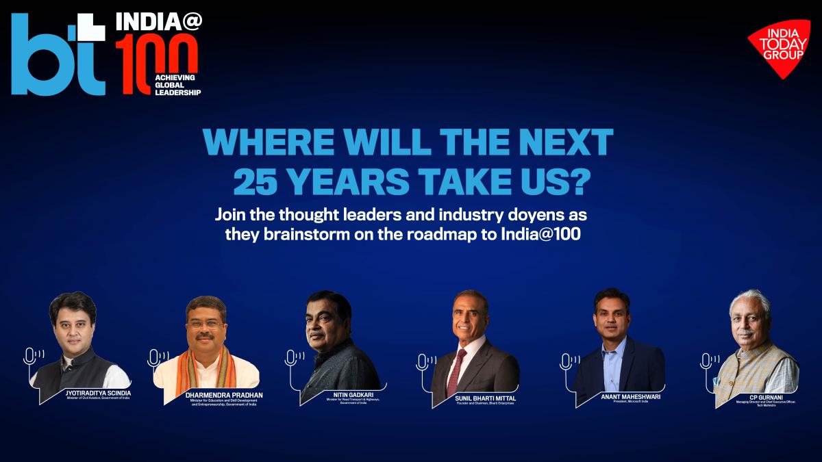 Business Today presents the India@100 Economy Summit – Achieving Global Leadership, on August 26, 2002 at the Taj Mahal hotel in New Delhi. Business Today presents the India@100 Economy Summit – Achieving Global Leadership, on August 26, 2002 at the Taj Mahal hotel in New Delhi.