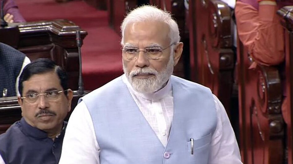 PM hails Naidu's wit, one-liners as Rajya Sabha bids farewell to vice president (Photo: ANI) PM hails Naidu's wit, one-liners as Rajya Sabha bids farewell to vice president (Photo: ANI)