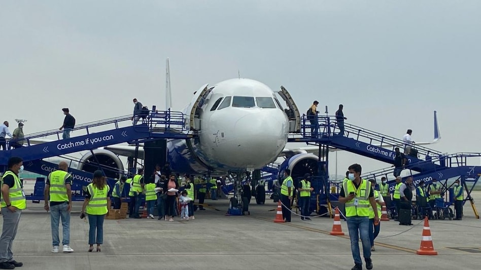 IndiGo ramps up operational efficiency with 3-way disembarkation on 16th anniversary IndiGo ramps up operational efficiency with 3-way disembarkation on 16th anniversary