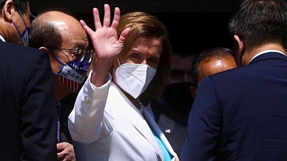 Nancy Pelosi arrives in Taiwan Nancy Pelosi arrives in Taiwan