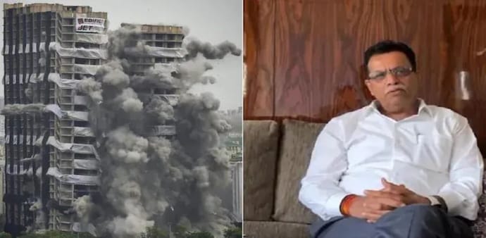 RK Arora called the twin towers' demolition drive "painful". RK Arora called the twin towers' demolition drive "painful".