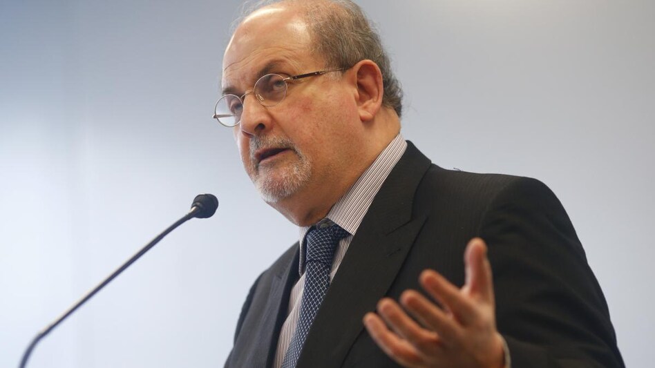 India-born celebrated author Salman Rushdie was stabbed in the neck and abdomen at a New York literary event on Friday India-born celebrated author Salman Rushdie was stabbed in the neck and abdomen at a New York literary event on Friday