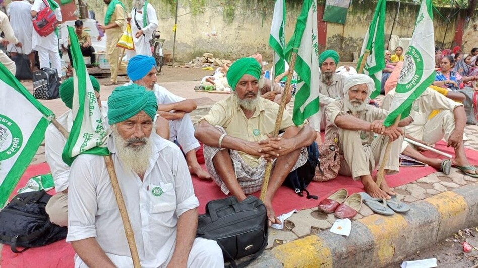 The call for protest was given by Samyukta Kisan Morcha. (Pic: Ziauddin/India Today) The call for protest was given by Samyukta Kisan Morcha. (Pic: Ziauddin/India Today)