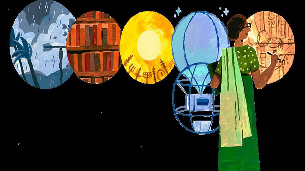 Anna Mani Google Doodle: Google commemorates 'Weather Woman of India' (Photo: Google) Anna Mani Google Doodle: Google commemorates 'Weather Woman of India' (Photo: Google)