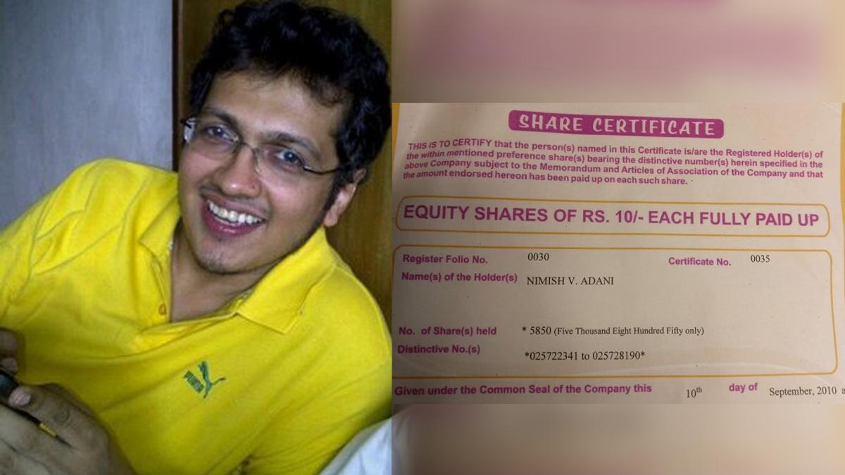 Nimish Adani received a reward that significantly changed his bank balance Nimish Adani received a reward that significantly changed his bank balance