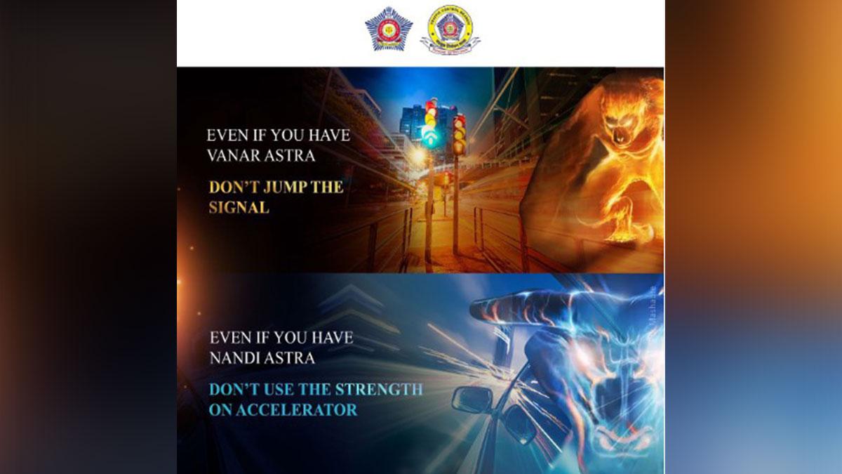 ‘Even if you have Vanar Astra or Nandi Astra’: Mumbai Police uses Brahmastra to spread road safety awareness