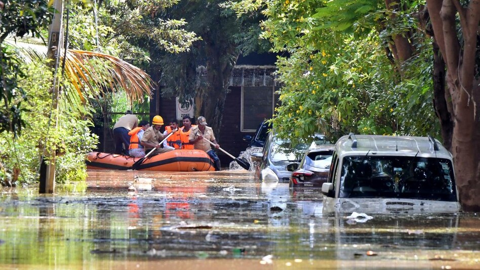 Co-founder and CEO of Unacademy Gaurav Munjal's family and pet were evacuated on a tractor as the society he lives was submerged. (Photo: Reuters) Co-founder and CEO of Unacademy Gaurav Munjal's family and pet were evacuated on a tractor as the society he lives was submerged. (Photo: Reuters)