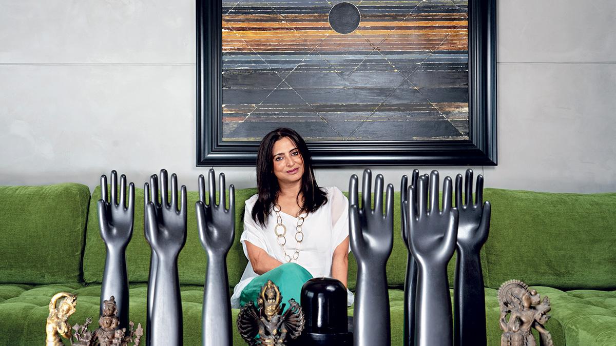 Jaiswal picks up works of international artists from galleries in London and the US. Jaiswal picks up works of international artists from galleries in London and the US.