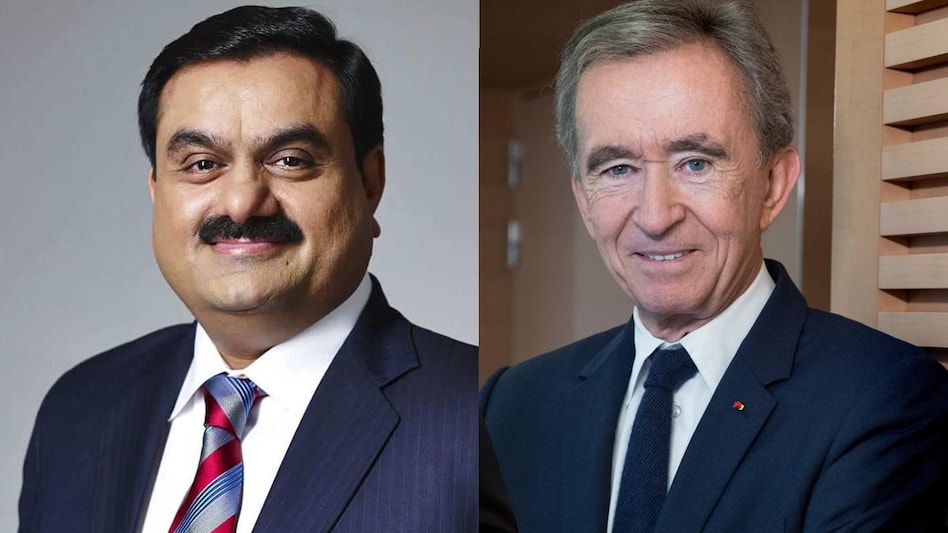 Gautam Adani and Bernard Arnault Gautam Adani and Bernard Arnault