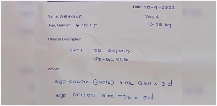 Dr. Nithin Narayanan became popular when a picture of his prescription went viral on social media. Dr. Nithin Narayanan became popular when a picture of his prescription went viral on social media.