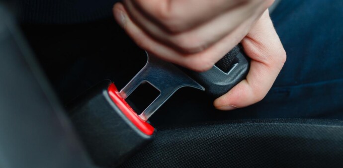 In January, the West Delhi Traffic Police had run a 10-day campaign to ensure people sitting in the rear seat also wear belts as most motorists are unaware that it is not only mandatory to wear it as per the motor vehicles rules but also advisable. In January, the West Delhi Traffic Police had run a 10-day campaign to ensure people sitting in the rear seat also wear belts as most motorists are unaware that it is not only mandatory to wear it as per the motor vehicles rules but also advisable.