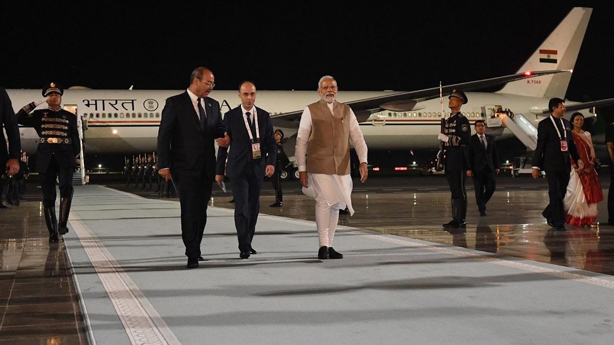 PM Modi has arrived in Samarkand for SCO Summit 2022 PM Modi has arrived in Samarkand for SCO Summit 2022
