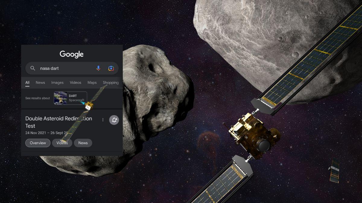 Google celebrates NASA DART mission with a cool animation, just do a Google search Google celebrates NASA DART mission with a cool animation, just do a Google search