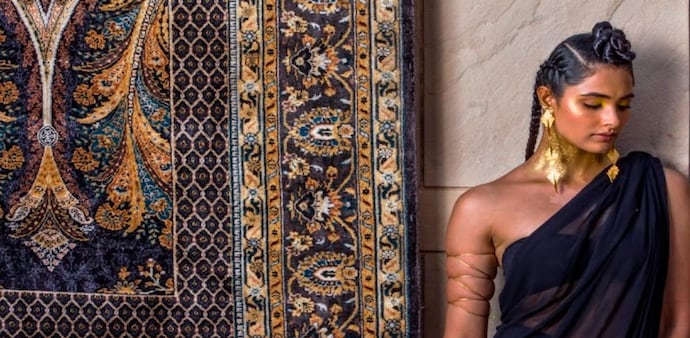 The traditional paisley pattern comes alive on JJ Valaya - Obeetee carpets The traditional paisley pattern comes alive on JJ Valaya - Obeetee carpets