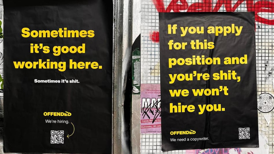 Ad agency Offended's honest job postings Ad agency Offended's honest job postings