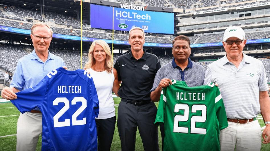(L to R) John Mara, Jill Kouri, Ron VanDeVeen, C Vijayakumar, Woody Johnson (L to R) John Mara, Jill Kouri, Ron VanDeVeen, C Vijayakumar, Woody Johnson