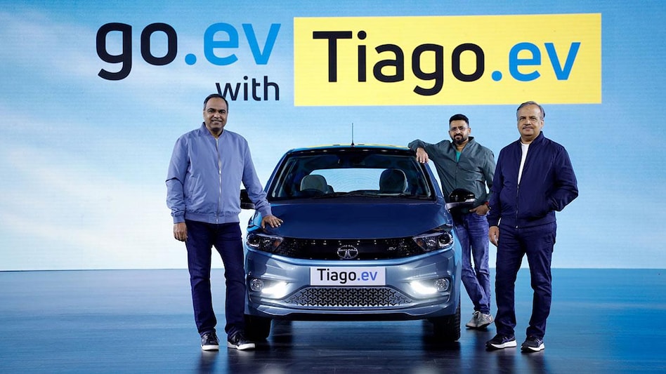 Tata Tiago electric: The battery and motor pack for Tiago.ev come with 8 years or 1,60,000 kms warranty. Tata Tiago electric: The battery and motor pack for Tiago.ev come with 8 years or 1,60,000 kms warranty.