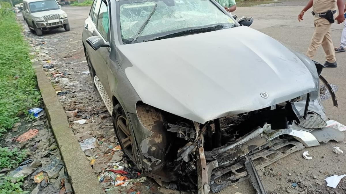 Mistry was travelling from Ahmedabad to Mumbai when his Mercedes crashed into a divider near Charoti. Mistry was travelling from Ahmedabad to Mumbai when his Mercedes crashed into a divider near Charoti.