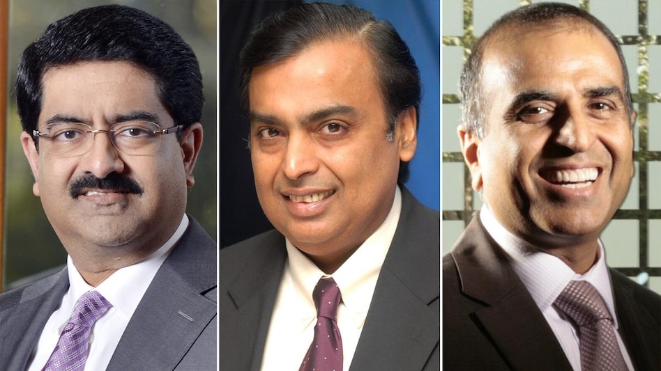 The 'Big 3' of Indian telecom industry - Kumar Mangalam Birla, Mukesh Ambani and Sunil Bharti Mital The 'Big 3' of Indian telecom industry - Kumar Mangalam Birla, Mukesh Ambani and Sunil Bharti Mital