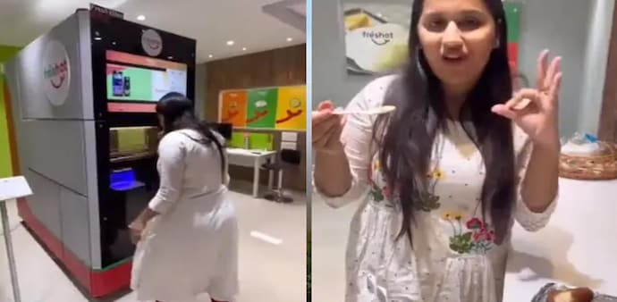 Watch: This can only happen in Bengaluru! Idli ATMs can now deliver meals with the push of a button Watch: This can only happen in Bengaluru! Idli ATMs can now deliver meals with the push of a button